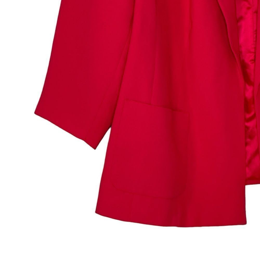 Talbots Fuschia Crepe Open Front Blazer | Size 20W - Picture 4 of 7